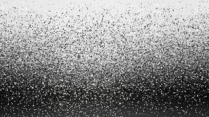 Obraz premium Gray grainy background, black white gradient grayscale abstract monochrome noise texture banner, header cover wallpaper backdrop design 