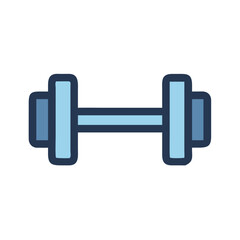 Dumbbell for Fitness Exercise Icon Design