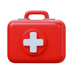 Obraz premium First Aid Kit on Transparent Background