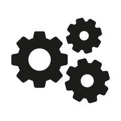 Three gears symbolizing system settings or configuration.