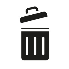 A trash bin icon for deleting or removing files.