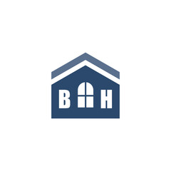 Modern Home Improvement Logo Design with Roof Icon