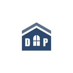 Modern Home Improvement Logo Design with Roof Icon