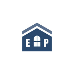 Modern Home Improvement Logo Design with Roof Icon