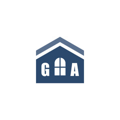 Modern Home Improvement Logo Design with Roof Icon