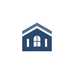 Modern Home Improvement Logo Design with Roof Icon