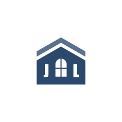Modern Home Improvement Logo Design with Roof Icon