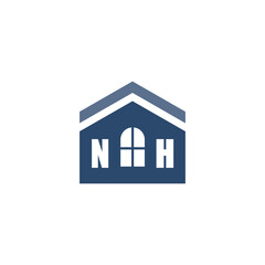 Modern Home Improvement Logo Design with Roof Icon