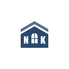 Modern Home Improvement Logo Design with Roof Icon