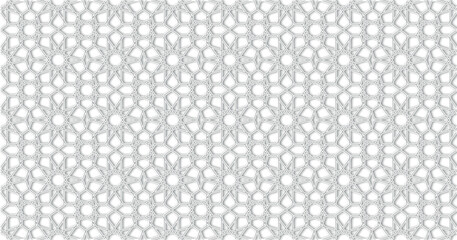 Islamic moroccan motif in texture geometric background. Abstract arabic pattern design. Middle East geometric ornament background