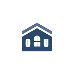 Modern Home Improvement Logo Design with Roof Icon