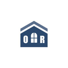 Modern Home Improvement Logo Design with Roof Icon
