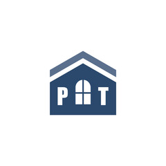 Modern Home Improvement Logo Design with Roof Icon