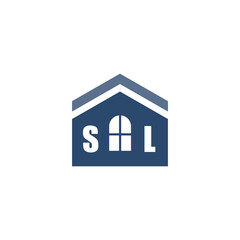 Modern Home Improvement Logo Design with Roof Icon