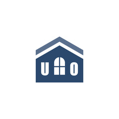Modern Home Improvement Logo Design with Roof Icon