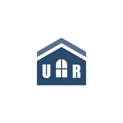 Modern Home Improvement Logo Design with Roof Icon