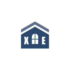 Modern Home Improvement Logo Design with Roof Icon