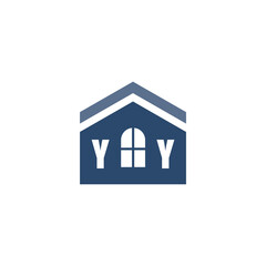 Modern Home Improvement Logo Design with Roof Icon