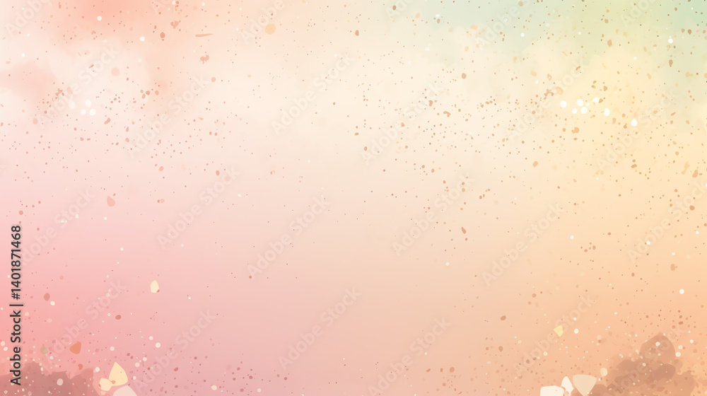 Poster this soft gradient background features warm pastel colors with a gentle texture, ideal for digital d