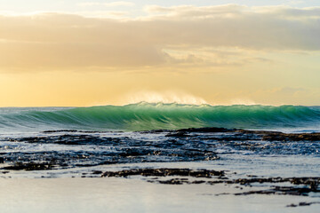 Fototapeta premium SUNSET WAVES