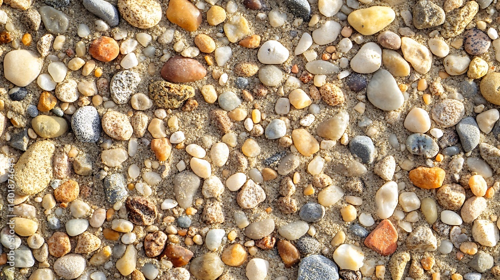 Poster pebbles and sand background texture pattern