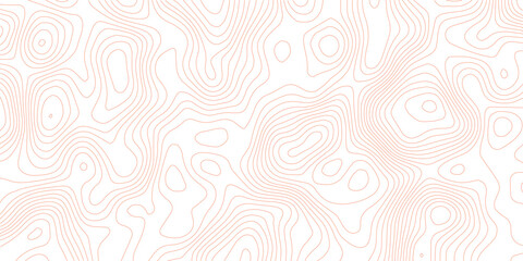 Abstract gold topographic lines on a green background. Golden line waves topographical design. Geographic mountain contours Vector Illustration.