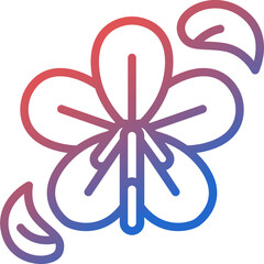 ratchaphruek gradient line icon