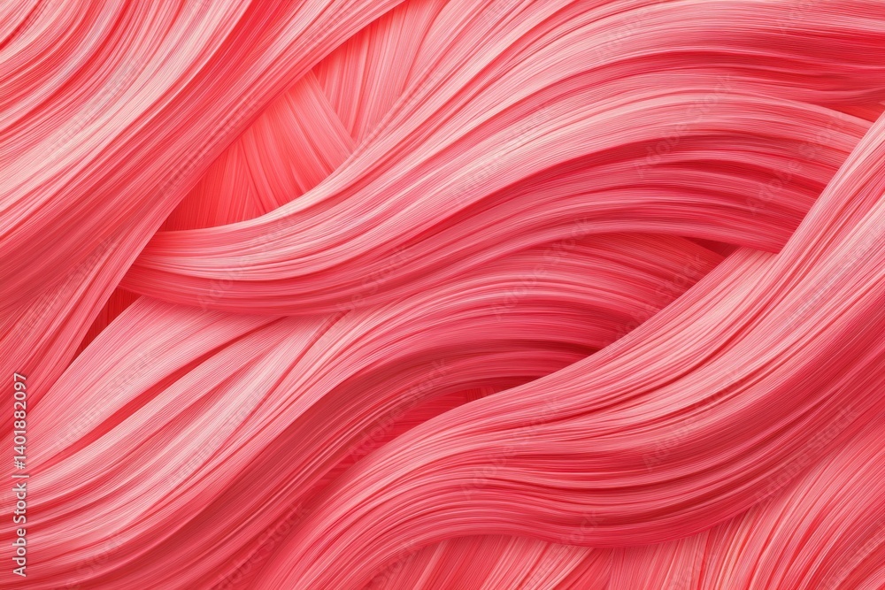 Aufkleber Muscle fiber pattern with red seamless texture captures attention in an artistic display of design and color variations