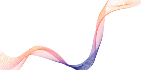 Dynamic curved flowing lines abstract background, technology and sound wave pattern background, Geometrical and business and technology concept blend line abstract grey wave on white background.