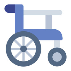 wheelchair flat icon for disability mobility and access