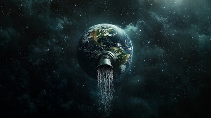 Planeta Tierra perdiendo agua
