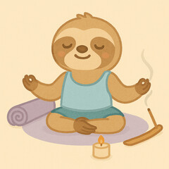 yoga sloth