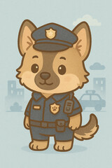 police dog

