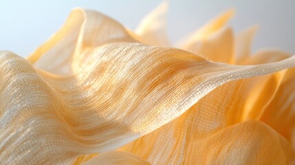 Flowing abstract shapes and curves in soft warm colors and gentle lighting creating a serene dreamlike atmosphere with a sense of movement and harmony