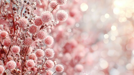 Blush Pink Flowers: Delicate Beauty in Soft Light