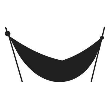 recommend clip art: hammock icon silhouette vector illustration