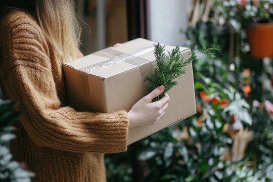 A person using an online storeas subscription service for regular deliveries.