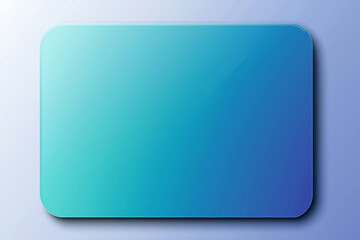  Blue and Cyan Gradient Background – Minimalist Vector Illustration with White Border, Soft Edges, Abstract Depth Effect, High-Resolution Flat Design, Perfect for UI, Social Media, and Web Element