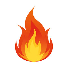 Fire icons. Fire symbol. Vector illustration