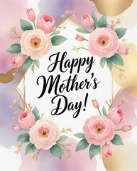 Celebrate Mother's Day with this timeless and elegant floral art.