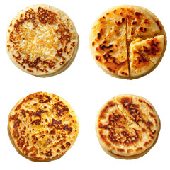 Cheesy Bean Pupusa, Top View