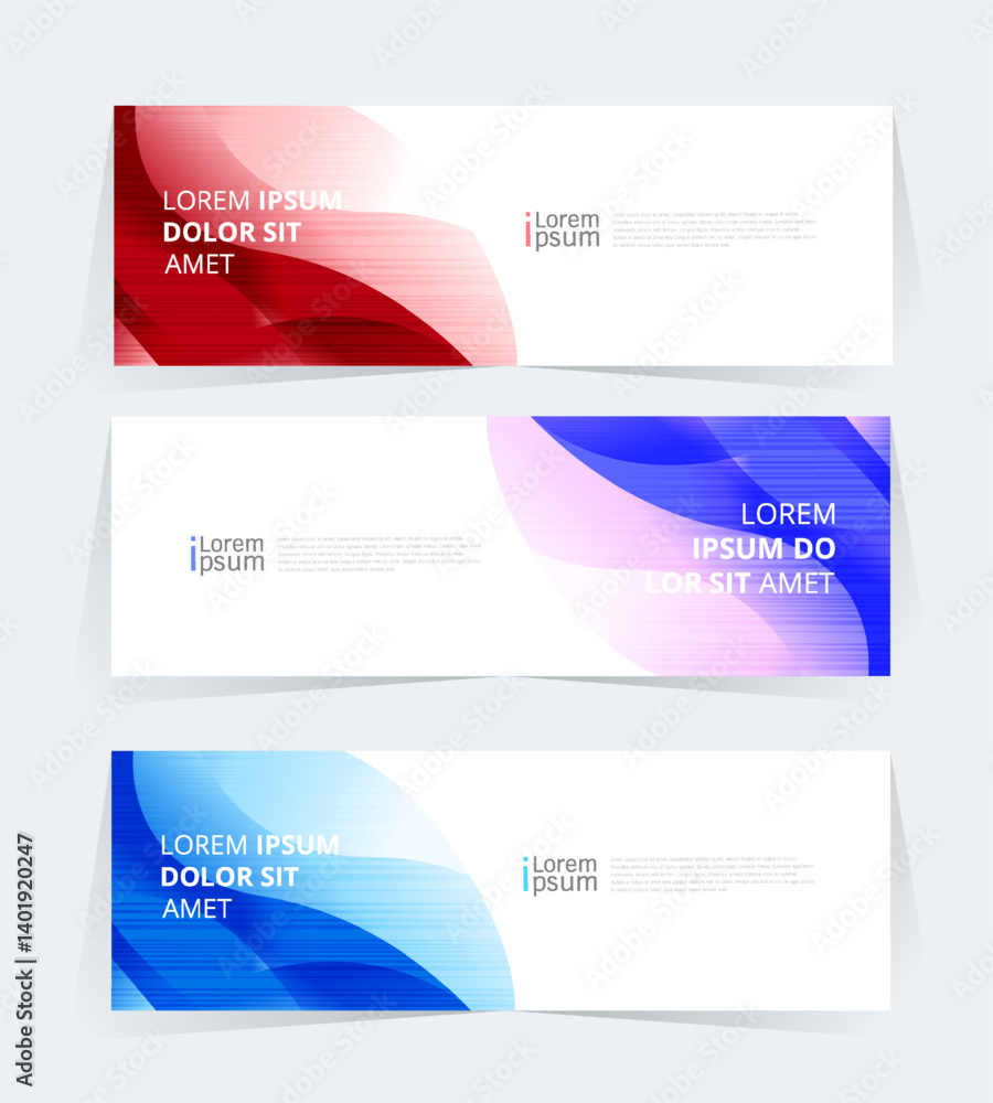 Poster geometric banner design with vector presentation template.