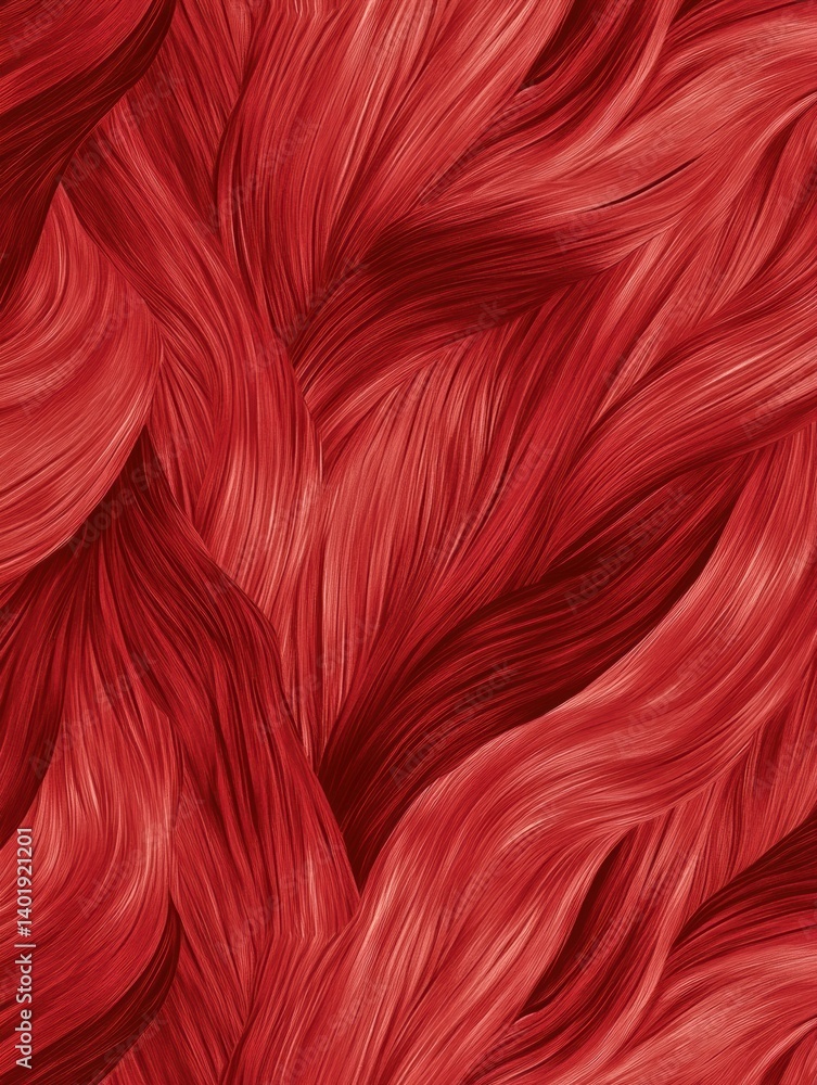 Fototapete Stylized seamless red texture featuring repeating muscle fiber patterns enhancing visual appeal and depth ideal for various design projects
