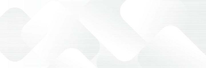 Abstract white Geometric banner design background.