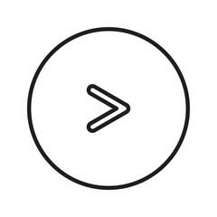 Direct right icon with clean, modern design. Ideal for navigation, UI/UX interfaces, maps, and directional signage. High-quality vector, fully scalable and easy to customize.