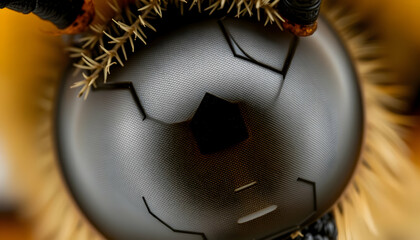 Closeup Of An Insect Compound Eye