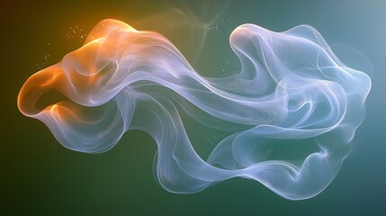 Obraz premium Abstract Smoke Wave with Energy, Flow, and Design.