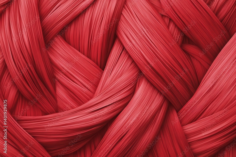 Poster Stylized muscle fibers in a seamless red texture create a vibrant and dynamic background for various creative projects