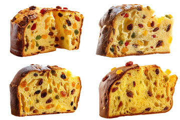 Panettone Slice with Raisins & Candied Fruit