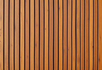 Naklejka premium Vertical brown wood slat wall paneling seamless pattern texture background, flooring, contemporary